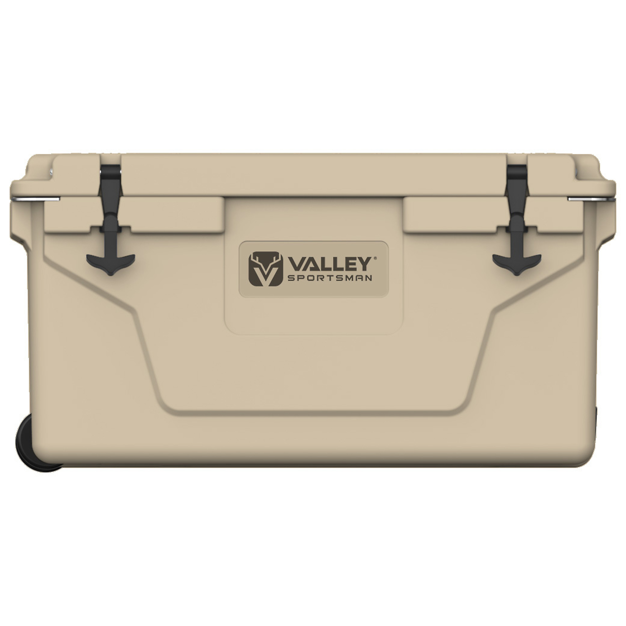 Valley Sportsman Rotomolded Hard Cooler with Wheels - 65 Qt., 16.25 Gal. Capacity, Heavy-Duty